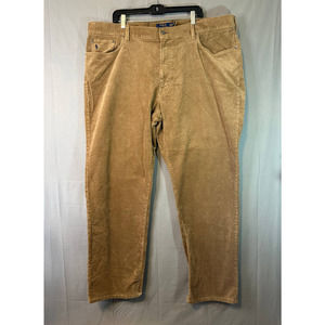 Polo Ralph Lauren Corduroy Pants Mens 44x32 Brown Tan Classic Fit